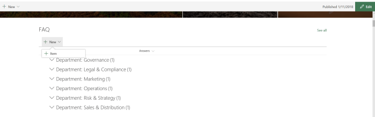 Microsoft 365 - Web Parts