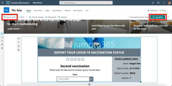 Publier une Power App