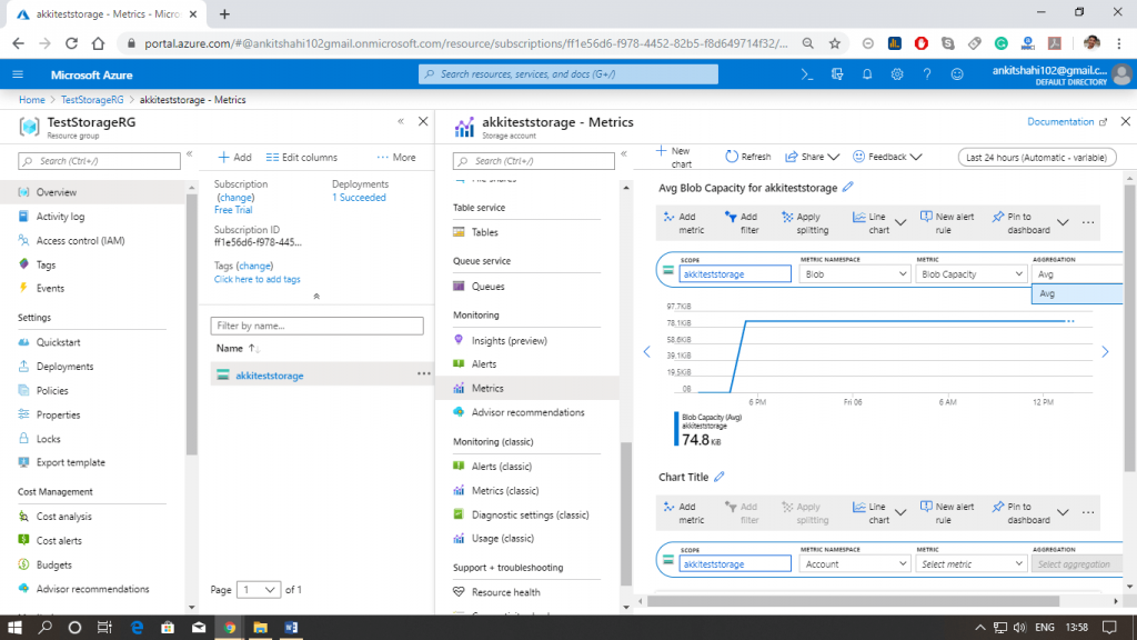 Surveillance du stockage Azure