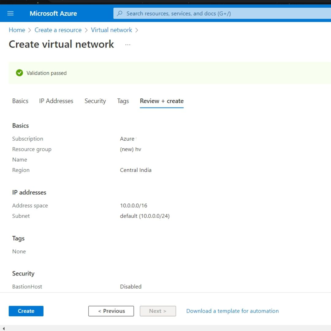 Azure Virtual Network
