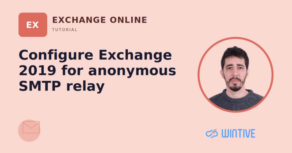 exchange 2019 anonymous smtp relay