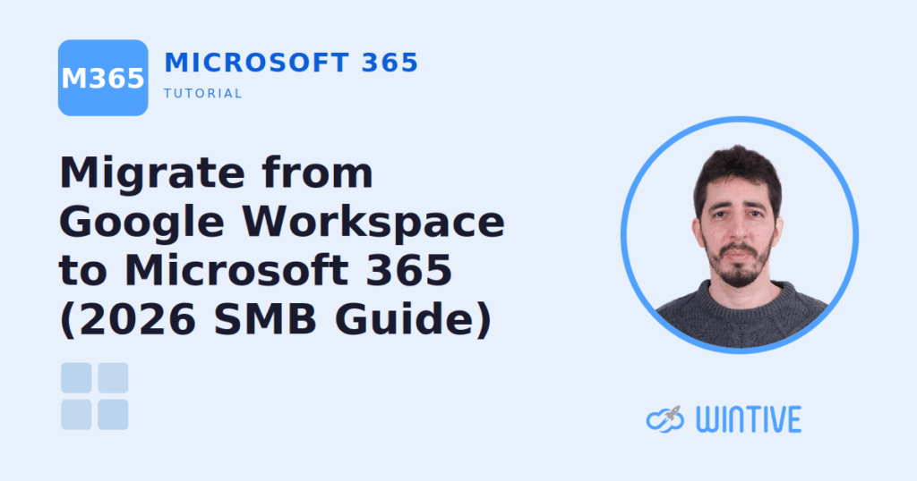 migrate from Google Workspace to Microsoft 365