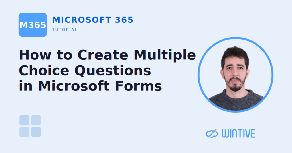 multiple choice questions in Microsoft forms