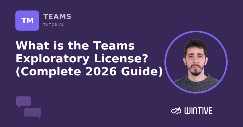 teams exploratory license