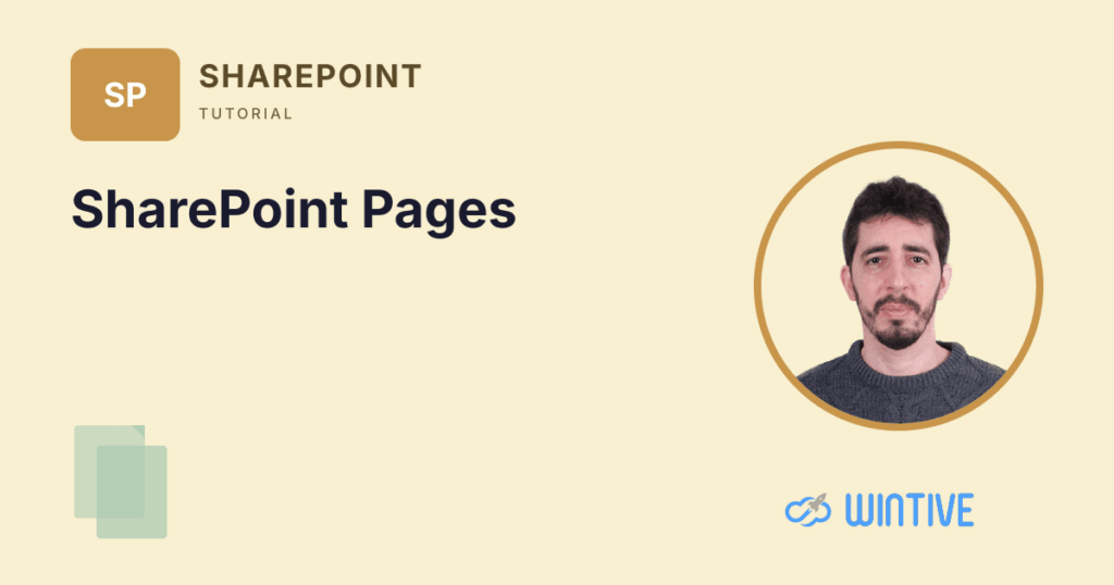 Wintive cover for building modern intranet content in Microsoft 365